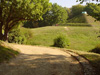 Branitz - Blick vom Seeberg zur Landpyramide